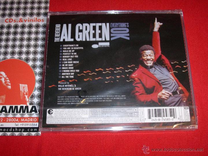 CDs de m&uacute;sica: AL GREEN Everythings OK UK 2005 CD NEW - Foto 2