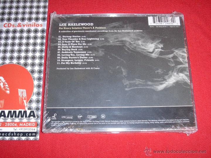 CDs de m&uacute;sica: LEE HAZLEWOOD For Every Solution Theres A Problem 2002 CD NEW - Foto 2