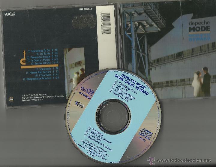 CDs de m&uacute;sica: depeche mode cd some great reward alemania - Foto 1