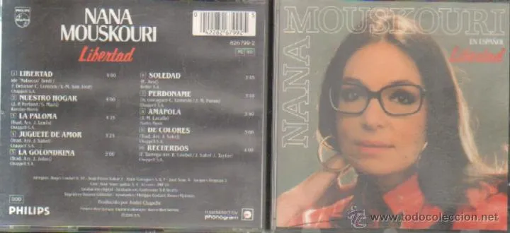 Cd Nana Mouskouri-Libertad Disc 45239612