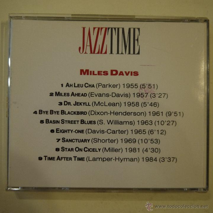 CDs de m&uacute;sica: MILES DAVIS - JAZZTIME - ORBIS FABRI - CD - Foto 2