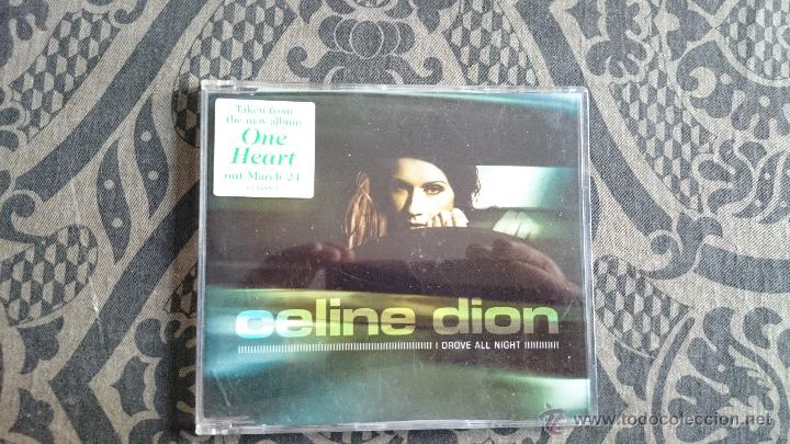 CDs de m&uacute;sica: CD SINGLE CELINE DION I DROVE ALL NIGHT - Foto 1
