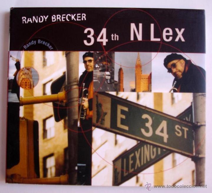 CDs de m&uacute;sica: RANDY BRECKER - 34 TH N LEX (CD) DIGIPACK - Foto 1