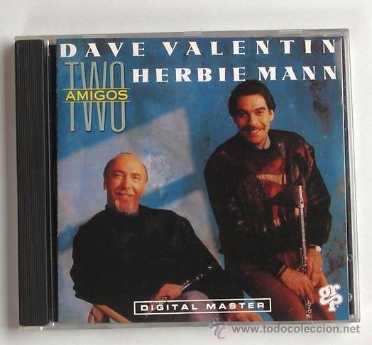 CDs de m&uacute;sica: DAVE VALENTIN WITH HERBIE MANN - TWO AMIGOS (CD GRP 1990) - Foto 1