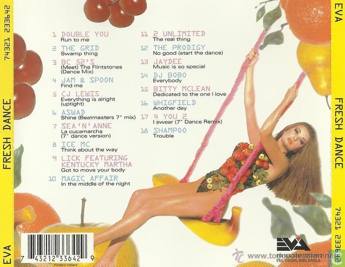 CDs de m&uacute;sica: FRESH DANCE - EVA 1994 - CD - Foto 2