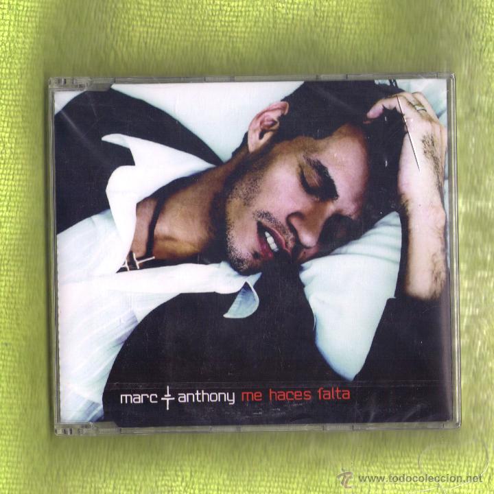 CDs de m&uacute;sica: CD SINGLE - MARC ANTHONY - Me Haces Falta - 2002 - Foto 1