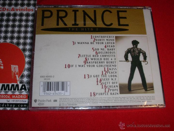 CDs de m&uacute;sica: PRINCE The Hits 2    Compilation   1993  CD  NEW - Foto 2
