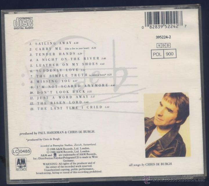 CDs de m&uacute;sica: CHRIS DE BURGH- FLYING COLOURS - Foto 2