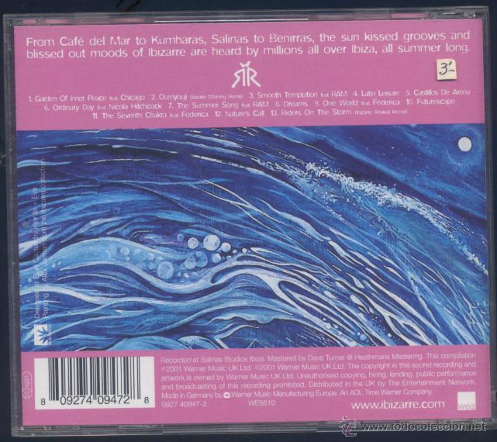 CDs de m&uacute;sica: THE AMBIENT COLLECTION - VOL.5- IBIZARRE - Foto 2