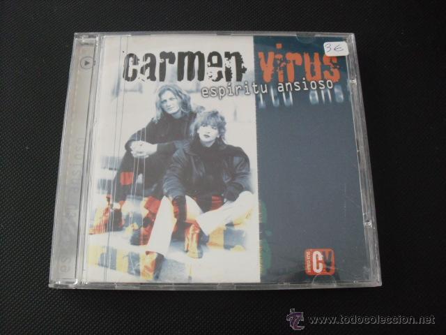 CDs de m&uacute;sica: CARMEN VIRUS. ESPIRITU ANSIOSO. CD. - Foto 1