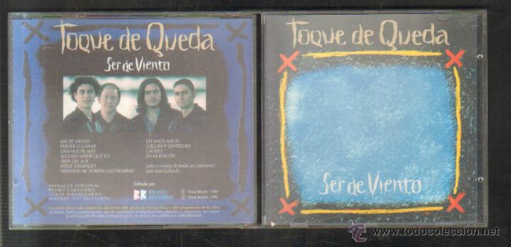 CDs de m&uacute;sica: TOQUE DE QUEDA. SER DE VIENTO.      CD-GRUPESP-249 - Foto 1