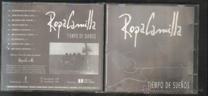CDs de m&uacute;sica: ROPA CAMILLA. TIEMPO DE SUE&Ntilde;OS.      CD-GRUPESP-252 - Foto 1