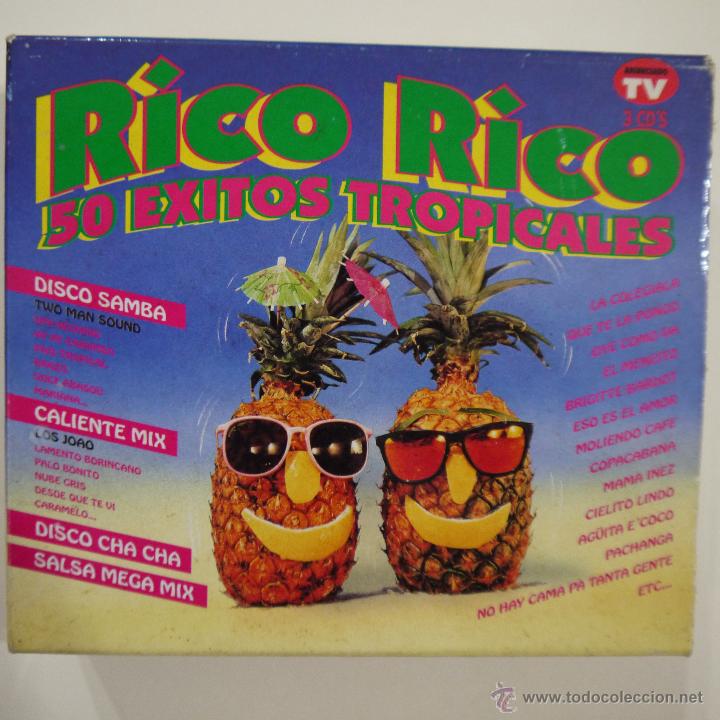 CDs de m&uacute;sica: RICO RICO - 50 &Eacute;XITOS TROPICALES - 3 CD - Foto 1