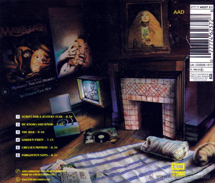 CDs de m&uacute;sica: MARILLION - SCRIPT FOR A JESTERS TEAR - compact disc.mirar portes antes de comprar - Foto 2