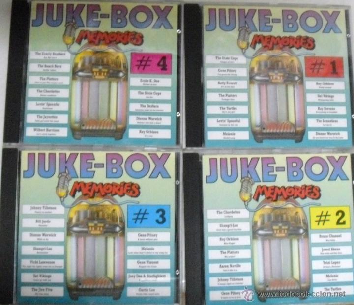 CDs de m&uacute;sica: ESTUCHE CON 4 CDS JUKE-BOX CON 48 EXITOS DE LOS A&Ntilde;OS 50 Y 60, - Foto 2