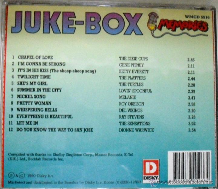 CDs de m&uacute;sica: ESTUCHE CON 4 CDS JUKE-BOX CON 48 EXITOS DE LOS A&Ntilde;OS 50 Y 60, - Foto 3
