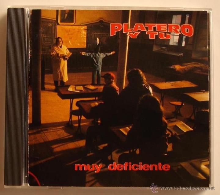 CDs de m&uacute;sica: PLATERO Y TU - MUY DEFICIENTE (CD) - Foto 1