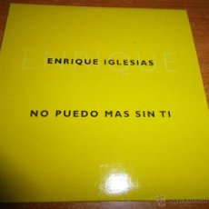 CDs de Música: ENRIQUE IGLESIAS NO PUEDO MAS SIN TI CD SINGLE PROMOCIONAL DE CARTON AÑO 1999 1 TEMA