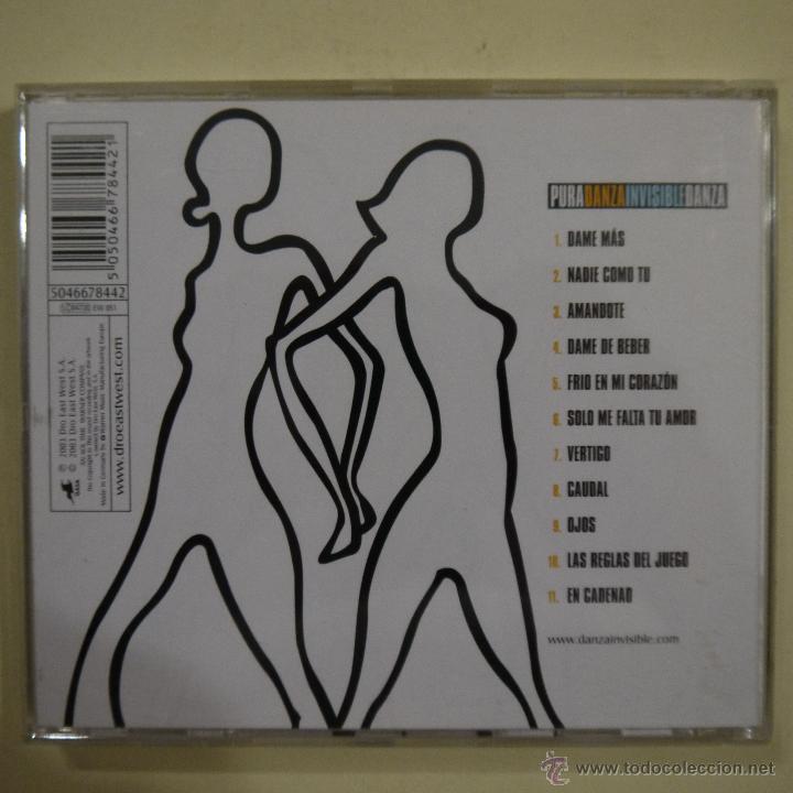 CDs de m&uacute;sica: DANZA INVISIBLE - PURA DANZA - CD 2003 - Foto 2