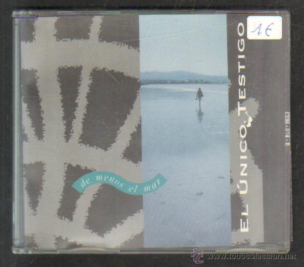 CDs de m&uacute;sica: EL UNICO TESTIGO. DE MENOS A MAR. SINGLE.      CD-GRUPESP-280 - Foto 1