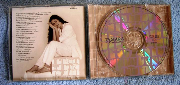 CDs de m&uacute;sica: TAMARA - GRACIAS - CD. - Foto 4