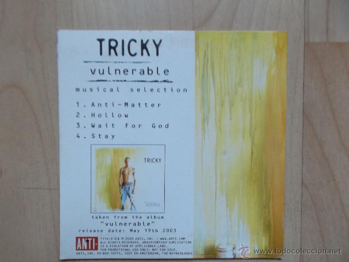 CDs de m&uacute;sica: TRICKY VULNERABLE CD SINGLE CARTON PROMOCIONAL - Foto 2