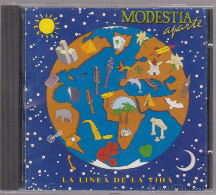 CDs de m&uacute;sica: Modestia Aparte cd La L&iacute;nea de la Vida 1992 - Foto 1