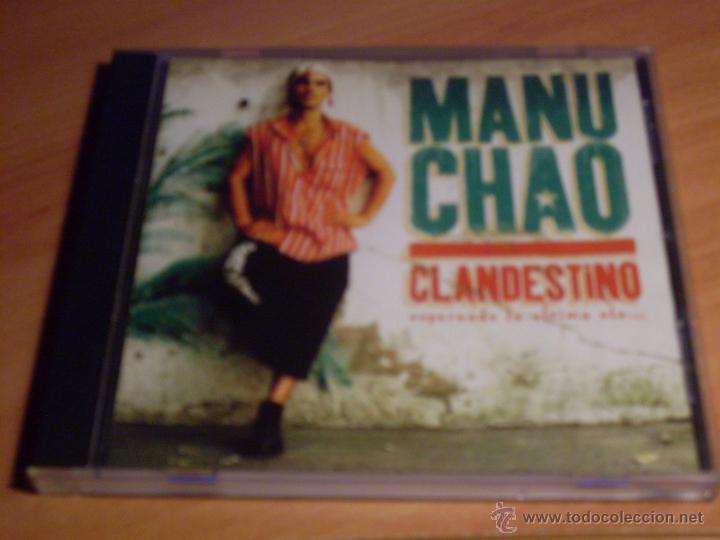 CDs de m&uacute;sica: MANU CHAO (CLANDESTINO) CD (CDIB20) - Foto 1