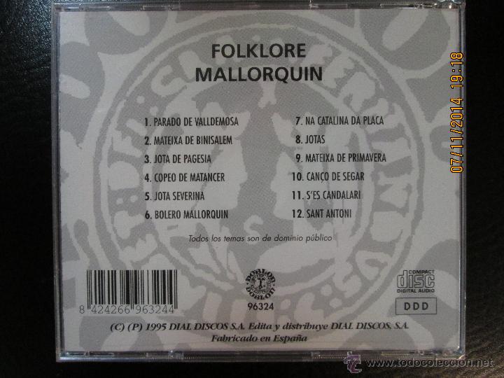 CDs de m&uacute;sica: Folklore Mallorquin - Foto 2