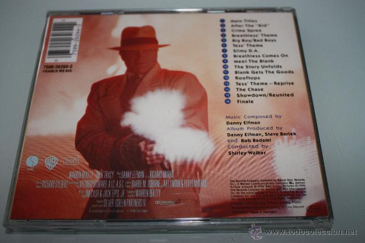 CDs de m&uacute;sica: Dick Tracy Original Score - CD - Danny Elfman - Foto 5