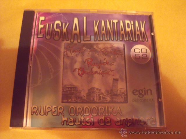CDs de m&uacute;sica: RUPER ORDORIKA-Hautsi da anphora - Foto 1