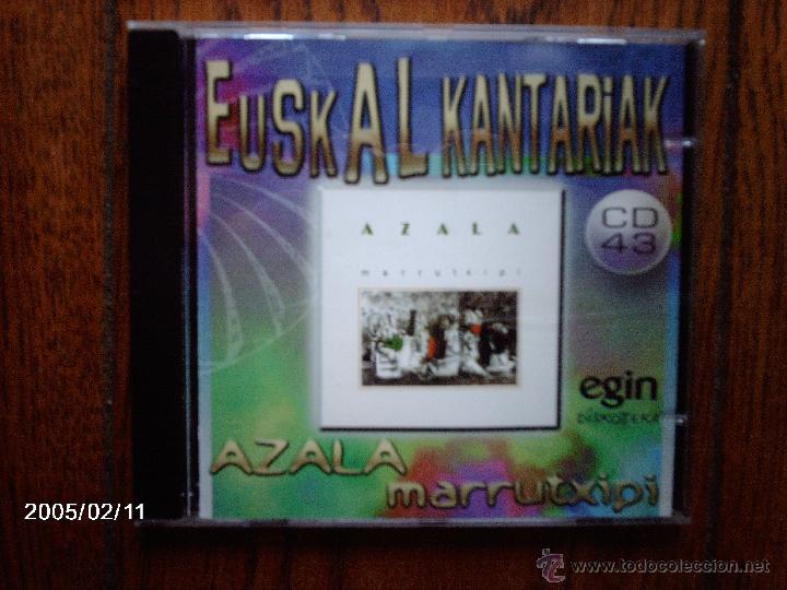 CDs de m&uacute;sica: azala  -  marrutxipi - Foto 1