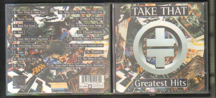 CDs de m&uacute;sica: TAKE THAT. GREATEST HITS.    CD-GRUPEXT-333 - Foto 1