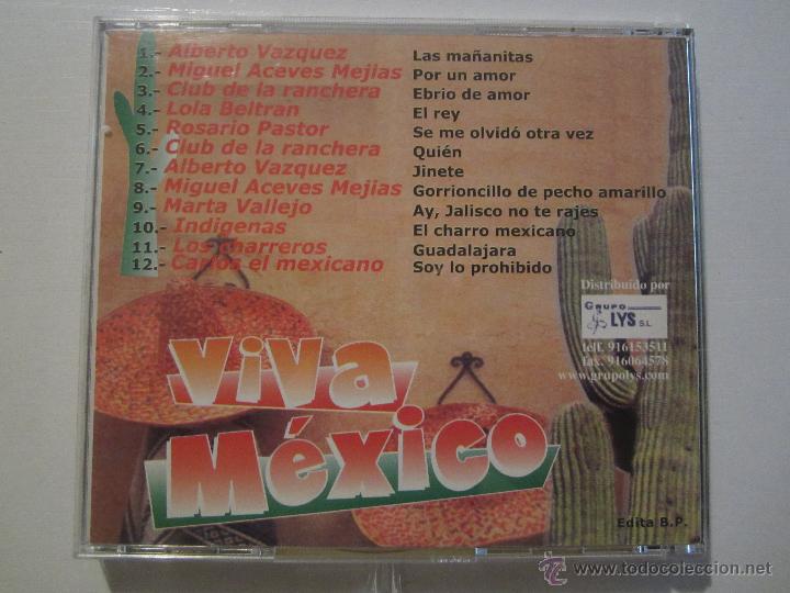 CDs de m&uacute;sica: VIVA MEXICO - Foto 2
