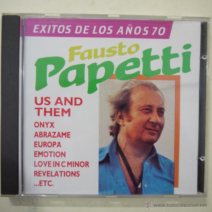 CDs de m&uacute;sica: FAUSTO PAPETTI - &Eacute;XITOS DE LOS A&Ntilde;OS 70 - CD 1990 - Foto 1