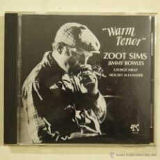 CDs de Música: ZOOT SIMS AND JIMMY ROWLES - WARM TENOR - CD 1987. Lote 46414406