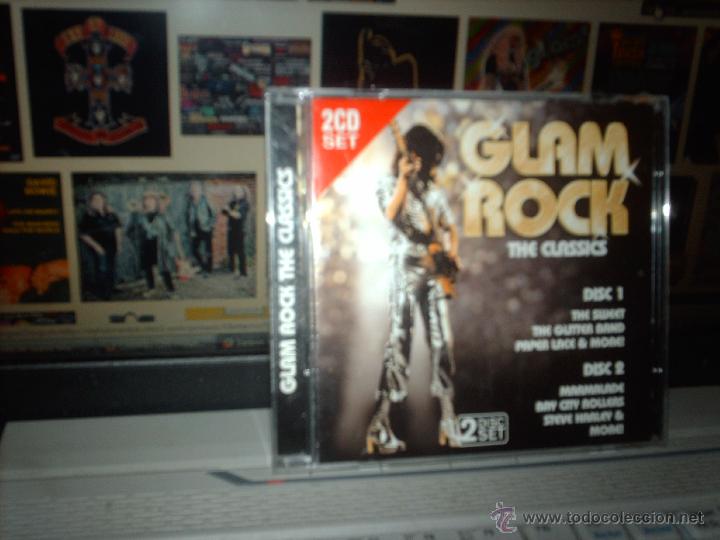 CDs de m&uacute;sica: Glam Rock. The Classics 2 CDS - Foto 3