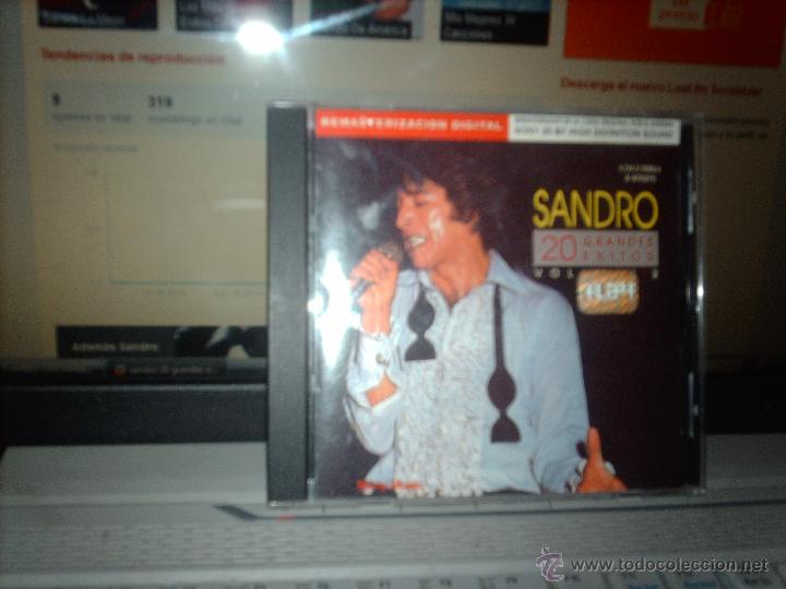 CDs de m&uacute;sica: sandro 20 grandes exitos VOL 2 - Foto 1