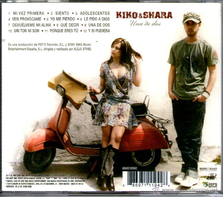CDs de m&uacute;sica: KIKO & SHARA - UNA DE DOS - Foto 2
