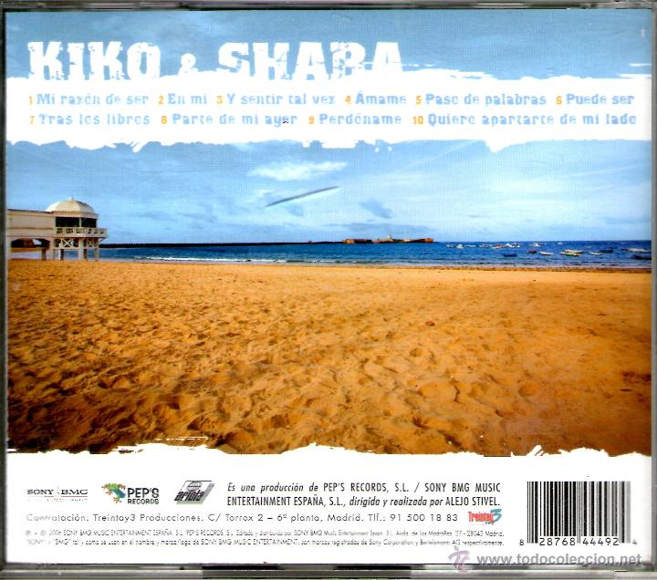 CDs de m&uacute;sica: KIKO & SHARA - KIKO & SHARA - Foto 2