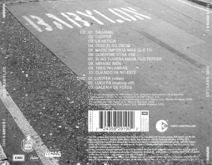 CDs de m&uacute;sica: OBK - BABYLON - CD ALBUM + DVD - Foto 2