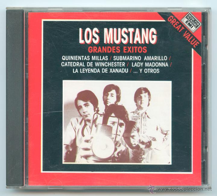 CDs de m&uacute;sica: CD - LOS MUSTANG - GRANDES EXITOS - EMI - 1989 - Foto 1