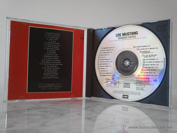 CDs de m&uacute;sica: CD - LOS MUSTANG - GRANDES EXITOS - EMI - 1989 - Foto 3