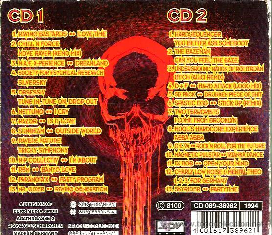 CDs de m&uacute;sica: DOBLE CD RAVE MASSACRE ,COMPILED BY DJ HOOLIGAN - Foto 2