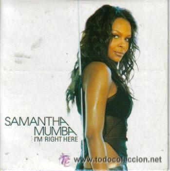 CDs de m&uacute;sica: SAMANTHA MUMBA CD SINGLE IM RIGHT HERE - Foto 1