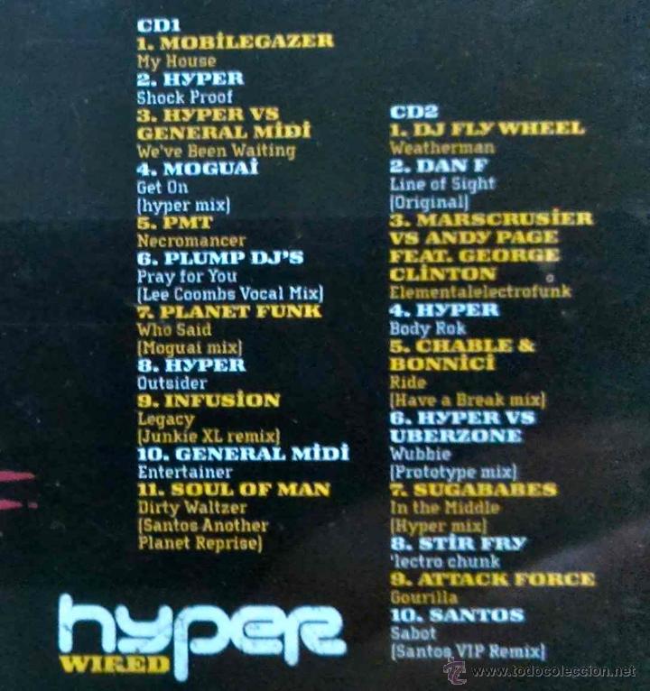 CDs de m&uacute;sica: HYPER WIRED, VARIOS ARTISTAS - DOBLE CD, 2 CDs - Foto 2