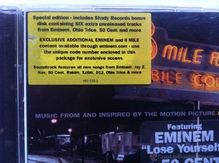 Cd Doble 8 Miles B S O Varios Eminem Buy Cd S Of Pop Music At