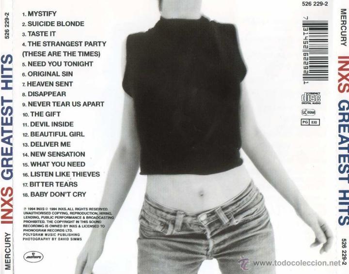 CDs de m&uacute;sica: INXS -THE GREATEST HITS - mercury 18 temas - Foto 2