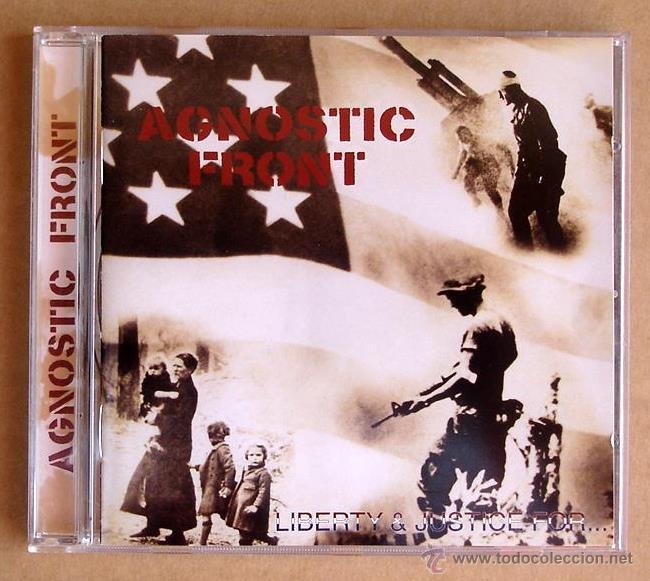 CDs de m&uacute;sica: AGNOSTIC FRONT - LIBERTY & JUSTICE FOR..  (CD) - Foto 1