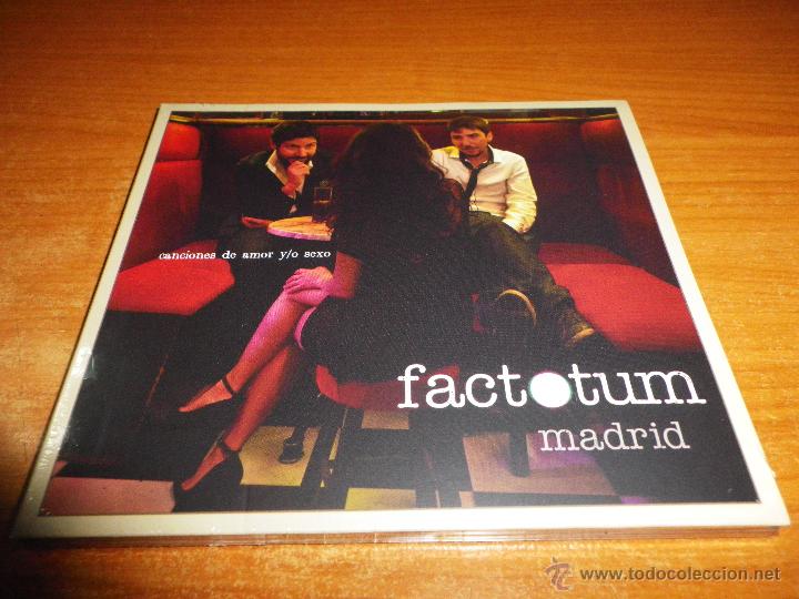 CD di Musica: FACTOTUM MADRID Canciones de amor y/o sexo CD ALBUM PRECINTADO DIGIPACK DEL A&Ntilde;O 2014 12 TEMAS